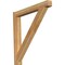 Ekena Millwork Traditional Block Rough Sawn Outlooker, Western Red Cedar, 6"W x 42"D x 42"H OUT06X42X42TRA05RWR - alternate 1